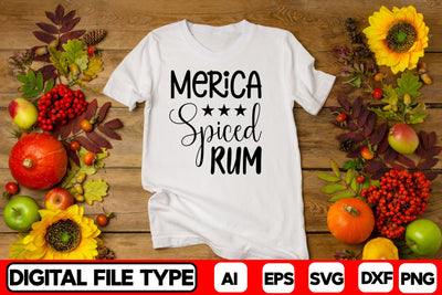 Merica Spiced Rum SVG CraftlabSvg29 