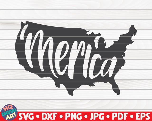 'merica SVG | 4th of July design SVG HQDigitalArt 