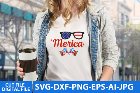 'Merica SVG Cut File | 4th of july SVG Bundle SVG BlackCatsMedia 