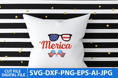 'Merica SVG Cut File | 4th of july SVG Bundle SVG BlackCatsMedia 
