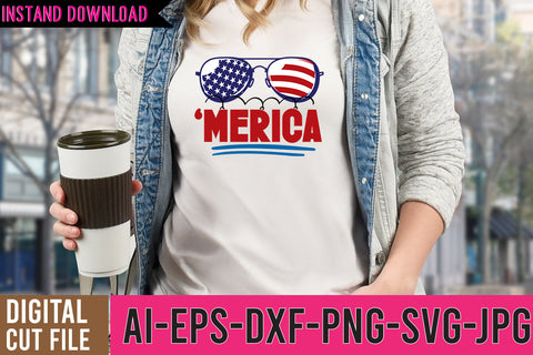 Merica SVG Cut FIle SVG BlackCatsMedia 