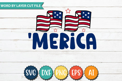 'Merica SVG Cut File SVGs quotes-and-sayings food-drink mini-bundles print-cut on-sale Clipart Clip Art Sublimation or Vinyl Shirt Design SVG DesignPlante 503 