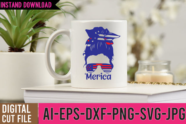 'Merica SVG Cut File , USA Merica Funny Design SVG BlackCatsMedia 