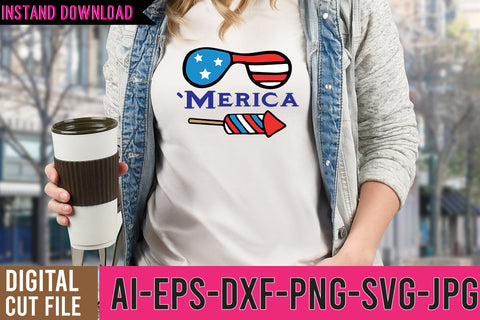 'Merica SVG Cut File,'Merica SVG Quotes SVG BlackCatsMedia 