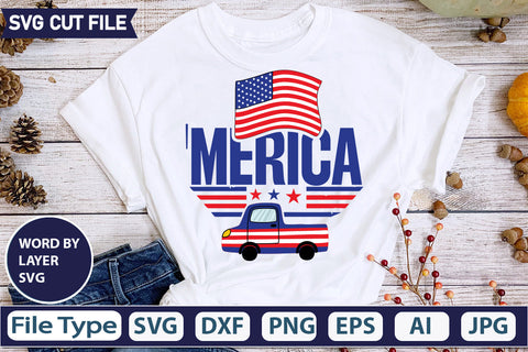 'Merica SVG Cut File,SVGs,quotes-and-sayings,food-drink,mini-bundles,print-cut,on-sale, SVG DesignPlante 503 