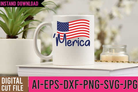 'Merica SVG Design ,'Merica SVG Cut File SVG BlackCatsMedia 