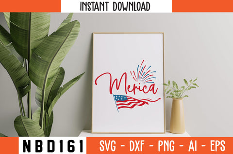 Merica Svg Design SVG Nbd161 