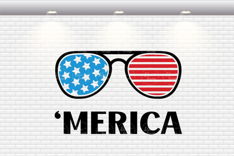 Merica - SVG, PNG, DXF, EPS SVG Elsie Loves Design 