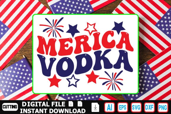 Merica Vodka SVG Craftlabsvg24 