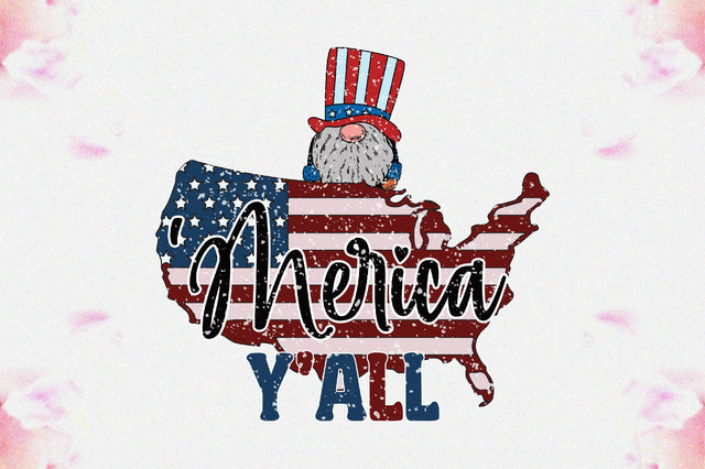 'Merica Y’all 4th of July Sublimation Sublimation Jagonath Roy 