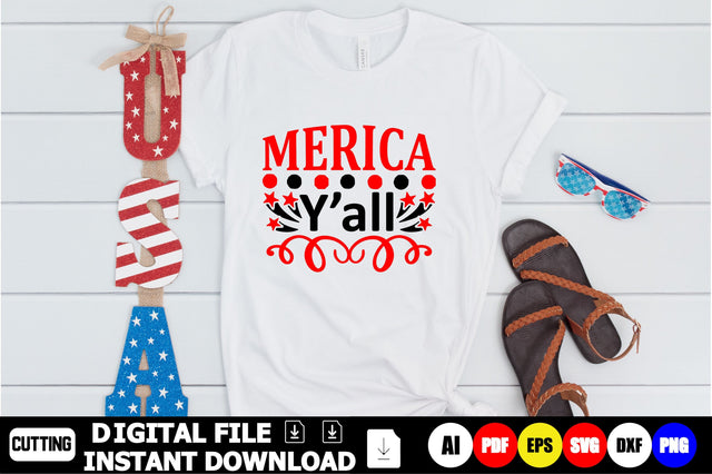 Merica Y’All SVG Shahin alam 