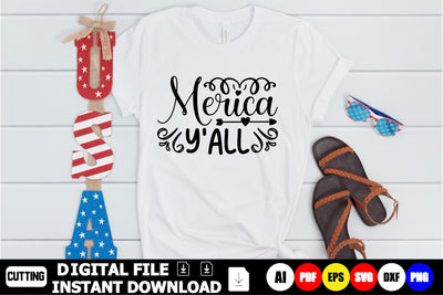 Merica Y’All SVG Shahin alam 