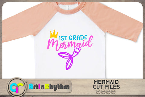Mermaid 1st grade SVG / Back to school SVG SVG Artinrhythm shop 