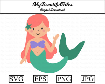 mermaid - Animal SVG MyBeautifulFiles 