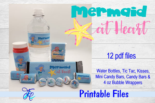 Mermaid At Heart Bundle 3D Paper Family Creations 