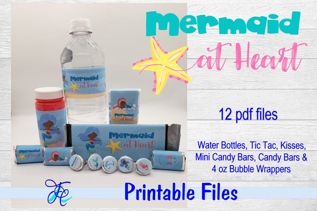 Mermaid At Heart Bundle aa 3D Paper Family Creations 