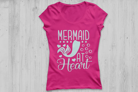 Mermaid At Heart| Mermaid SVG Cutting Files. SVG CosmosFineArt 