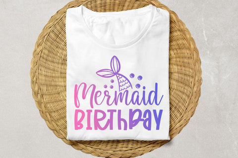 Mermaid Birthday SVG Bundle SVG Regulrcrative 