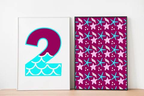 Mermaid Bundle Digital Paper & Cut Files SVG TheCrafterDepot 