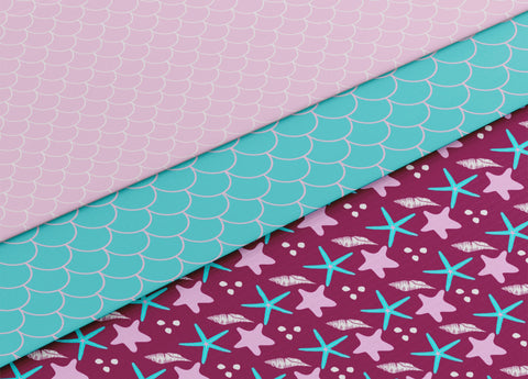 Mermaid Bundle Digital Paper & Cut Files SVG TheCrafterDepot 