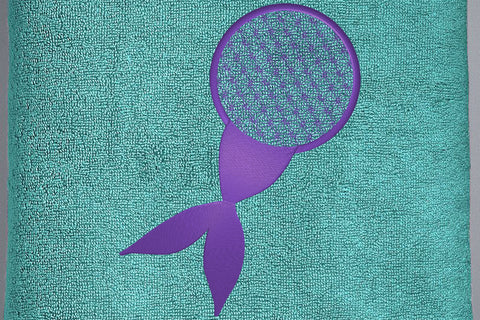 Mermaid embroidery monogram frame Embroidery/Applique DESIGNS embroidery-workshop 