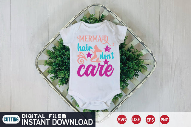 mermaid hair don't care SVG designer krishna 
