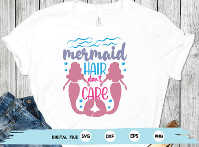 mermaid hair don't care SVG md faruk hossain 