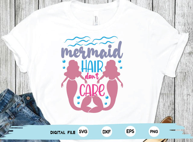 mermaid hair don't care SVG md faruk hossain 