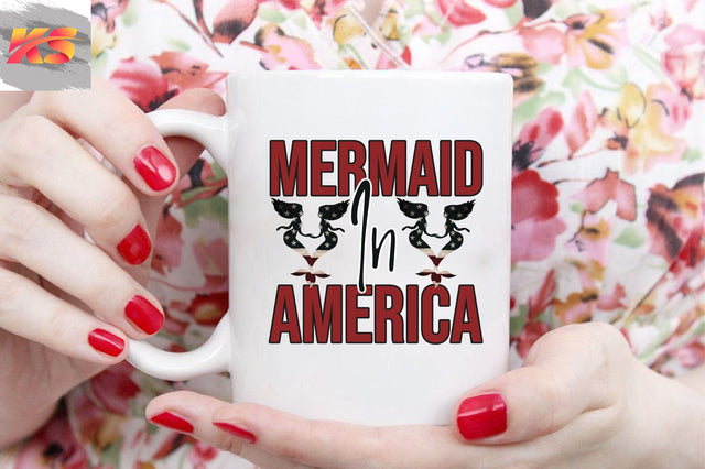 Mermaid In America SVG SVGista 