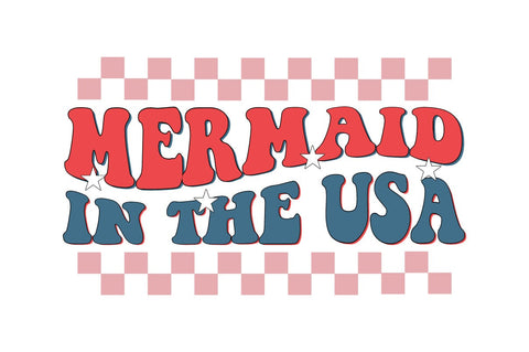 Mermaid In The Usa Sublimation Creativeart88 