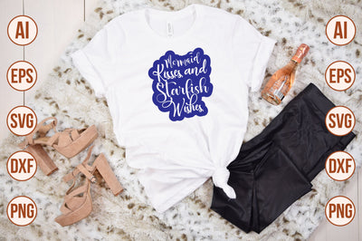 Mermaid Kisses and Starfish Wishes svg SVG nirmal108roy 