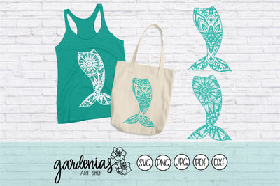 Mermaid Mandala SVG Gardenias Art Shop 