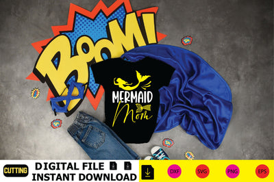 Mermaid Mom SVG Shahin alam 