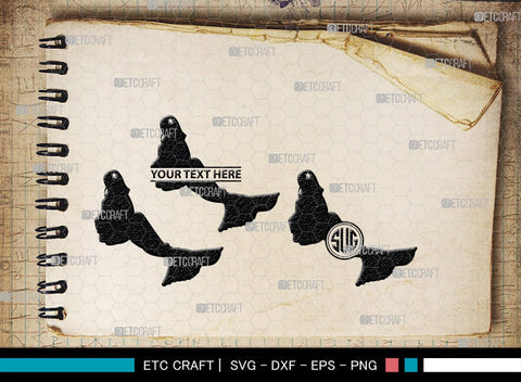 Mermaid Monogram, Mermaid Silhouette, Mermaid SVG, Little Mermaid Svg, Sea Snimal Svg, Ocean Svg, SB00385 SVG ETC Craft 