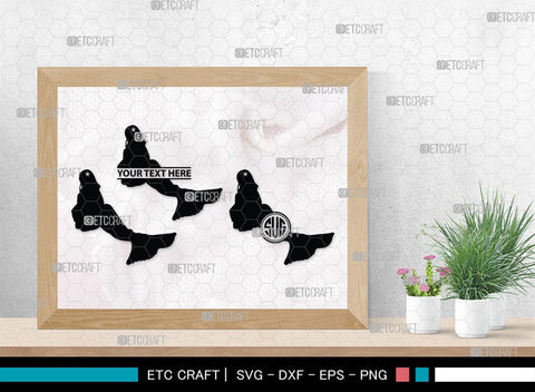 Mermaid Monogram, Mermaid Silhouette, Mermaid SVG, Little Mermaid Svg, Sea Snimal Svg, Ocean Svg, SB00385 SVG ETC Craft 