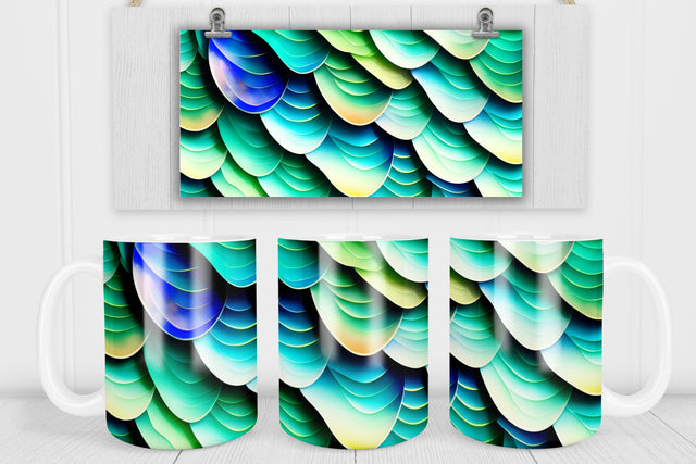 Mermaid mug sublimation | Sea mug Sublimation Svetana Studio 