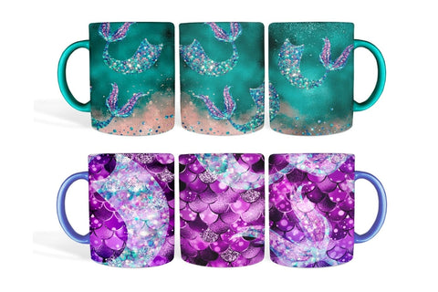 Mermaid Mug Sublimation Sublimation SvgOcean 