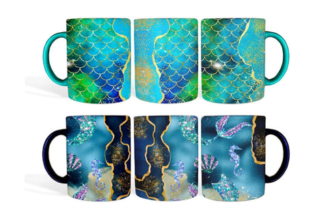 Mermaid Mug Sublimation Sublimation SvgOcean 