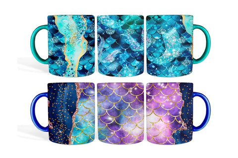 Mermaid Mug Sublimation Sublimation SvgOcean 