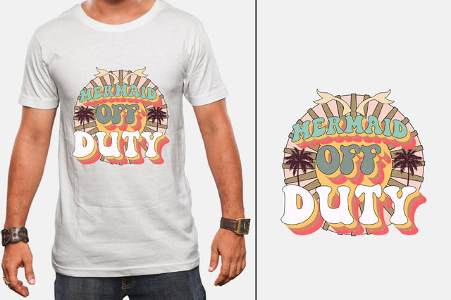 Mermaid off Duty Sublimation SVGArt 