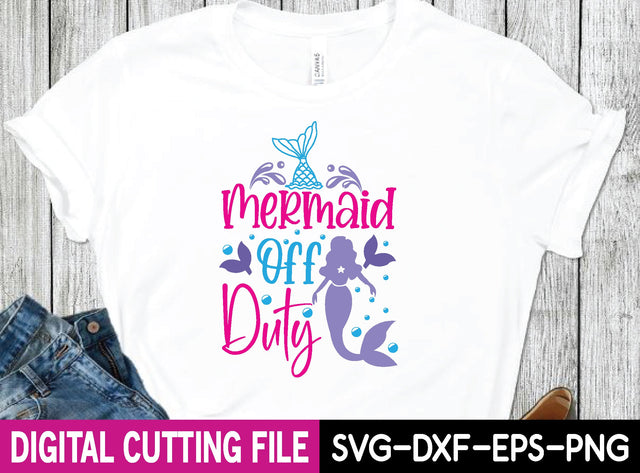 mermaid off duty svg design SVG buydesign 