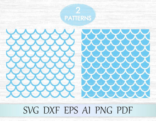 Mermaid patterns SVG MagicArtLab 