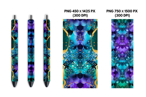 Mermaid Pen Sublimation Sublimation SvgOcean 