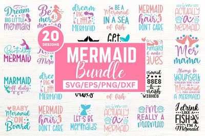 Mermaid Quotes SVG bundle SVG SH_Tee store 