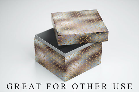 Mermaid scale pattern digital paper with gradient brown color background Digital Pattern artnoy 