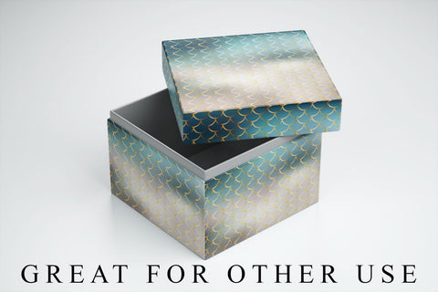 Mermaid scale pattern digital paper with gradient color background Digital Pattern artnoy 