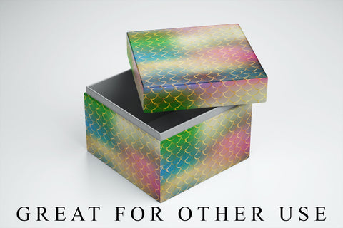 Mermaid scale pattern digital paper with gradient colorful background Digital Pattern artnoy 