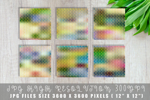 Mermaid scale pattern digital paper with gradient colorful background Digital Pattern artnoy 