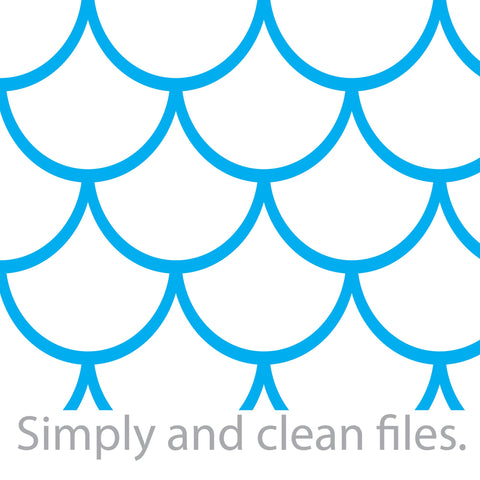 Mermaid seamless pattern SVG TribaliumArtSF 