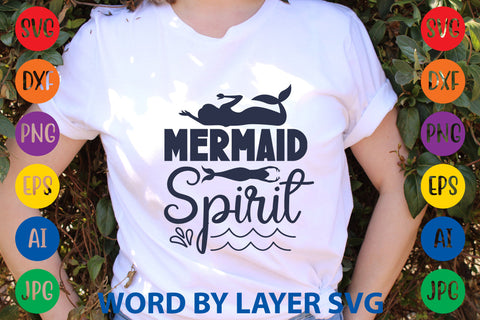 Mermaid Spirit, Mermaid SVG Design SVG Rafiqul20606 
